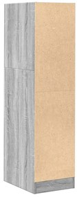 Armário boticário 30x41x118 cm derivados madeira cinzento sonoma