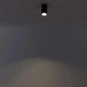 Foco moderno inteligente preto com WiFi GU10 - Tuba