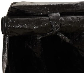 Capas p/ banco baloiço 2 pcs 8 ilhós 125x90x135/165 polietileno