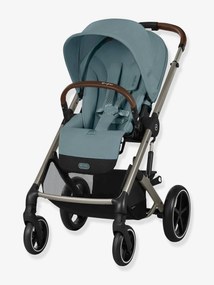 Carrinho de bebé todo o terreno, Balios S Lux 2024 - Chassis preto e assento Moon Black - CYBEX azul