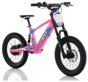 Bicicleta elétrica infantil 500W 18" Junior RXF EVO Rosa