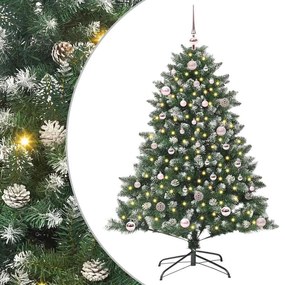 vidaXL Árvore de Natal Artificial Verde 150 cm PVC, Plástico e Aço