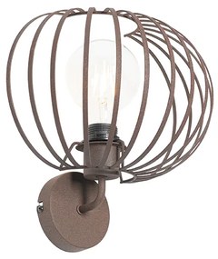 Candeeiro de parede design castanho ferrugem 30 cm - Johanna Design