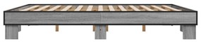 Estrutura de cama 200x200 cm derivados madeira/metal