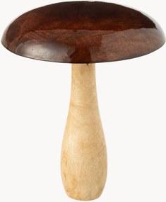 Objetos decorativos em madeira de mangueira Pilz, conjunto de 2