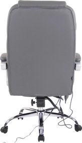 Cadeira de escritório Pacific com massagem Cinza