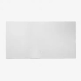 Espelho De Parede Retangular Para Banheiro Com Luz Led E Antivapor 140x75 Cm Riben Transparente - Sklum