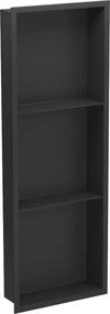 Mexen X-Wall-R prateleira embutida com flange e prateleira 90 x 30 cm, preta - 1970903010S