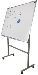 Quadro Branco 120x200cm Cerâmica com Cavalete Móvel Universal
