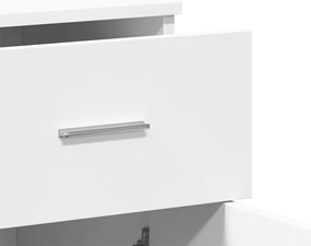 Aparadores 2 pcs 79x38x80 cm derivados de madeira branco
