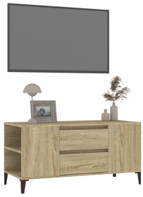 Móvel p/ TV 102x44,5x50 cm derivados de madeira carvalho sonoma