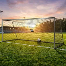 Baliza de futebol em alumínio Scala 500 x 200 cm – prateado mate