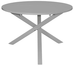 Mesa de jantar 120x75 cm MDF cinzento