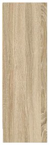 Estante 80x24x75 cm contraplacado carvalho sonoma