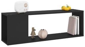 Móvel de TV 100x24x32 cm derivados de madeira preto