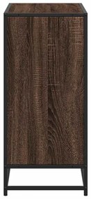 Estante 80,5x35x76 cm derivados de madeira carvalho castanho