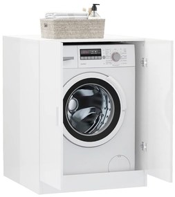 Armário máquina lavar roupa 71x71,5x91,5 cm branco brilhante