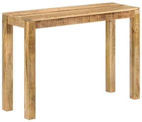 Mesa consola 110x35x76 cm madeira de mangueira áspera