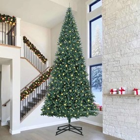 vidaXL Árvore de Natal Artificial with Decorative String Lights Verde