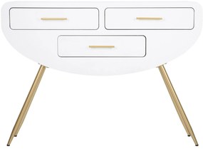 MESA CONSOLA VENUS BRANCA 110X40X80 CM