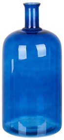 Vaso de vidro azul 45 cm KORMA Beliani