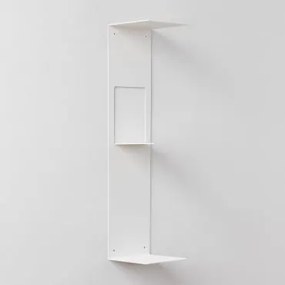 Estante De Aço Inoxidável Panya Com 3 Prateleiras Branco - Sklum