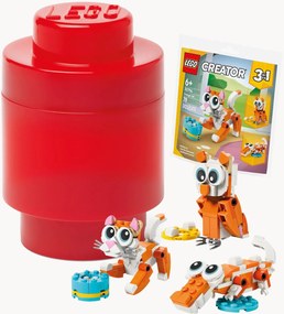 Conjunto para crianças de caixa de arrumação e mini brinquedo Creator, conjunto de 2