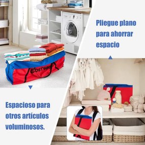 Saco de transporte para Conecta 4 (não incluído) 120 x 29 x 48 cm com alça e fecho de correr Vermelho e Azul