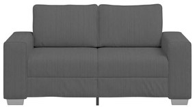 Sofá-luvas 120 cm tecido corduroy cinzento-escuro