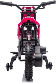 Mota eletrica bateria 12V para Crianças HONDA CFR450R Rosa