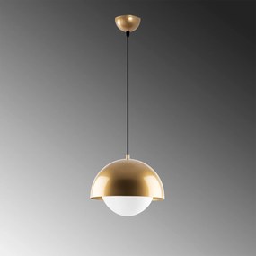 Candeeiro Suspenso Camgoz – Dourado – 30 x 30 x 108 cm