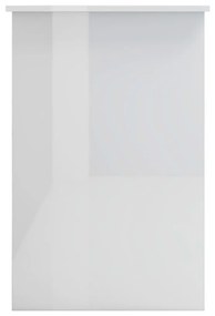 Secretária Simple. com 1 Gaveta de 100 cm - Branco Brilhante - Design