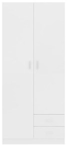 Roupeiro 80x52x180 cm derivados de madeira branco