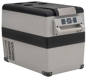 Mala térmica com pega 35 L PP e PE preto e cinzento