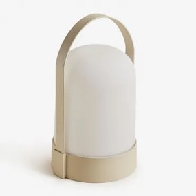 Lâmpada De Mesa Led Sem Fios Para Exterior Agnese Tapioca Bege - Sklum