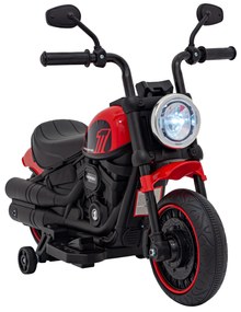 Mota elétrica para crianças 6V, Chopper FASTER, 2 a 5 anos Vermelha