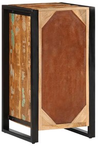 Armário gavetas 40x40x75 cm madeira recuperada maciça multicor