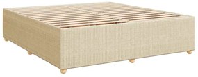Cama com molas/colchão 180x200 cm tecido cor creme