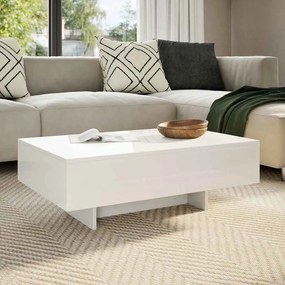 Mesa de centro, branco brilhante