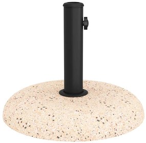 Base de Parasol para Postes de 37/42/52/58mm em Concreto Amarelo, 20kg