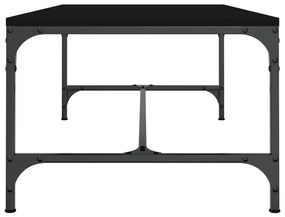 Mesa de centro 100x50x35 cm derivados de madeira preto