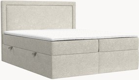 Cama divã em chenille artesanal com arrumação Rebeca, H2