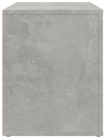 Mesa de cabeceira 60x36x45 cm derivados madeira cinza cimento
