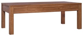 Mesa de centro 110x60x40 cm madeira de teca maciça