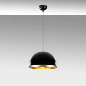 Chandelier Fenerci – Preto e Dourado – 30 x 30 x 21 cm