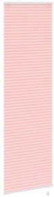 Rosa Plissada Cega 55x200 cm Largura Tecido 54,4 cm Poliéster
