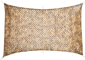 Rede de camuflagem com saco de arrumação 410x285 cm areia
