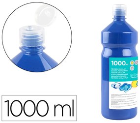 Guache Escolar 1000 Ml Azul Marinho