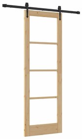 Porta Deslizante vidaXL com Conjunto de Ferragens "ORKDAL" 73.5x211 cm
