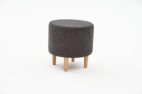 Pouffe Findik Gabbana – Antracite – 40x42x40 cm